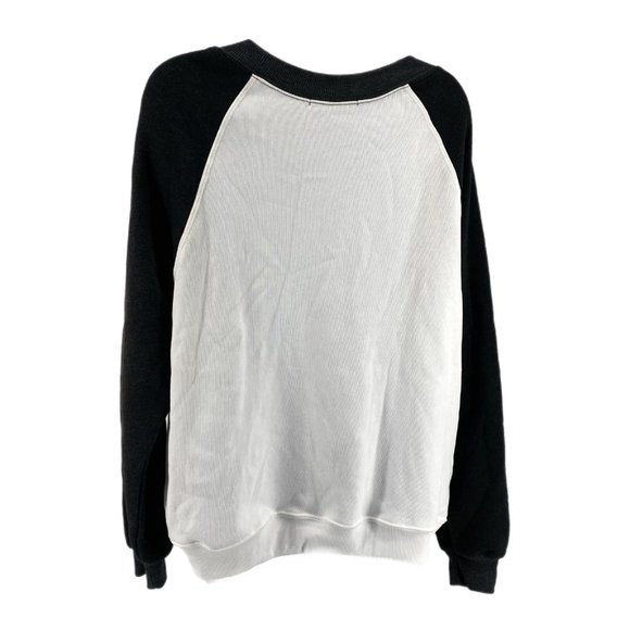 Wildfox Black and White Classic Sweatshirt | Made in United States - Picture 2 of 6
